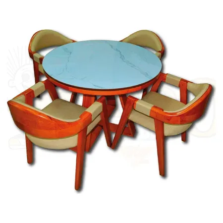 Comedor redondo de 4 sillas
