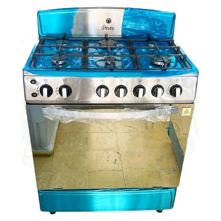 Estufa de 6 hornillas con horno