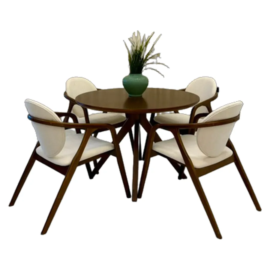 Juego de comedor Bently 2462/930 de 4 sillas