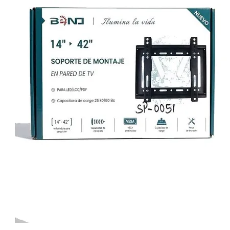 Soporte de pared para TV de 14" a 42"